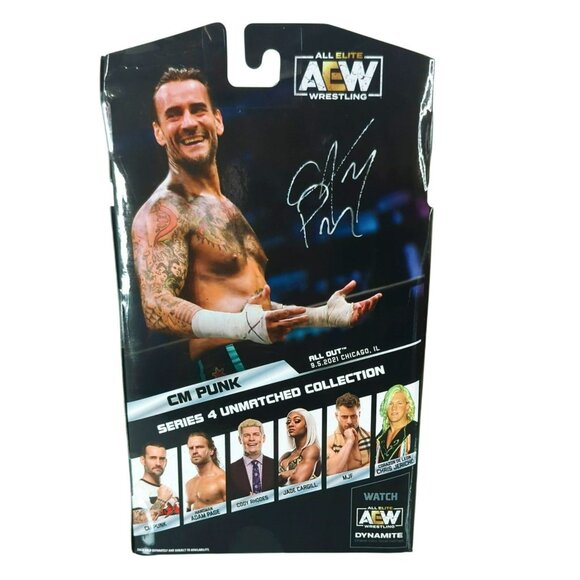 Jazwares AEW Unmatched Collection Series 4 CM Punk #25 Action Figure 2022 - Picture 5 of 6